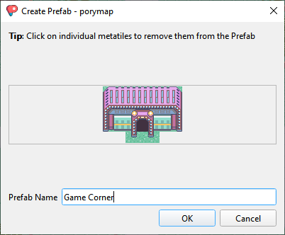 Prefab Creation Window